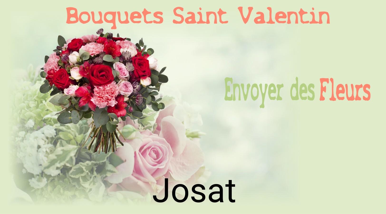 Roses de Saint-Valentin livrées à Josat